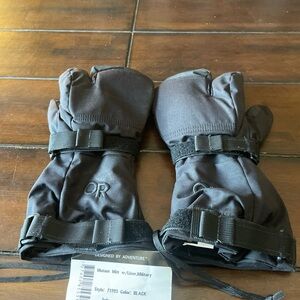 Outdoor Research Small Mutant Mitts w/liner, Military Black, Small, New